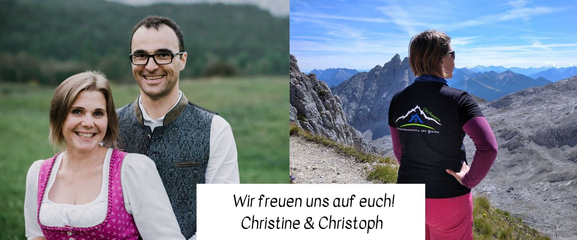 Gastgeber Ferienwohnungen in den Bergen Christine und Christoph